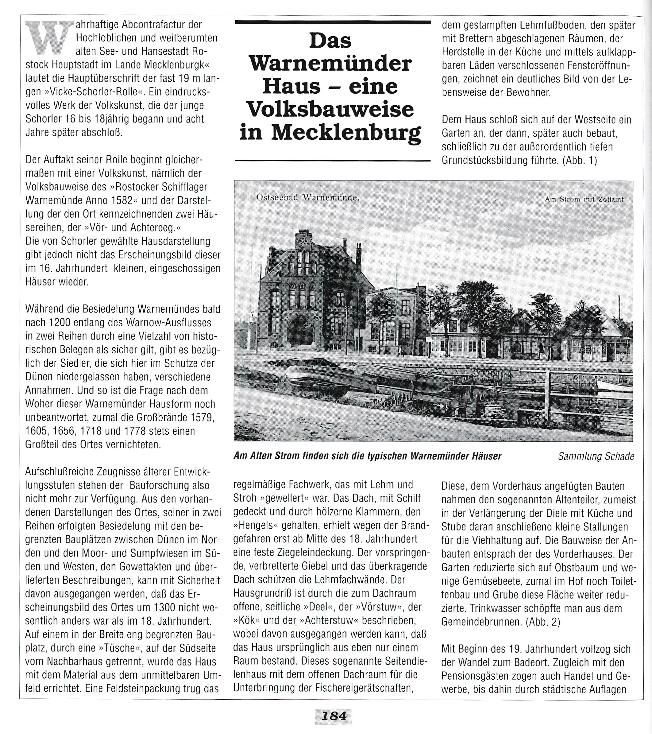 Wmde Gerd Lau "Das Warnemünder Haus- ..." 1997 01