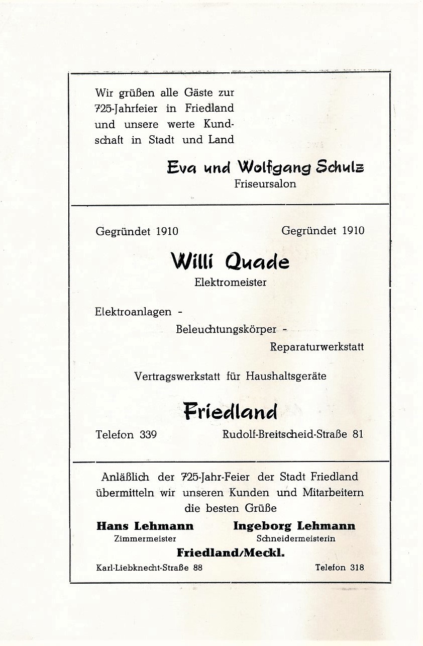 Festschrift 725 Jahre Friedland 1969 096