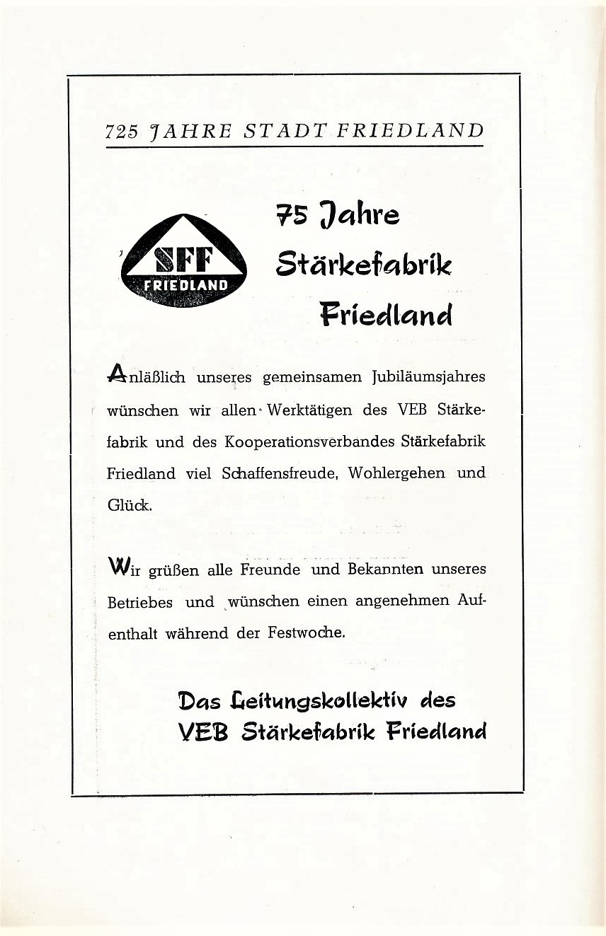 Festschrift 725 Jahre Friedland 1969 088