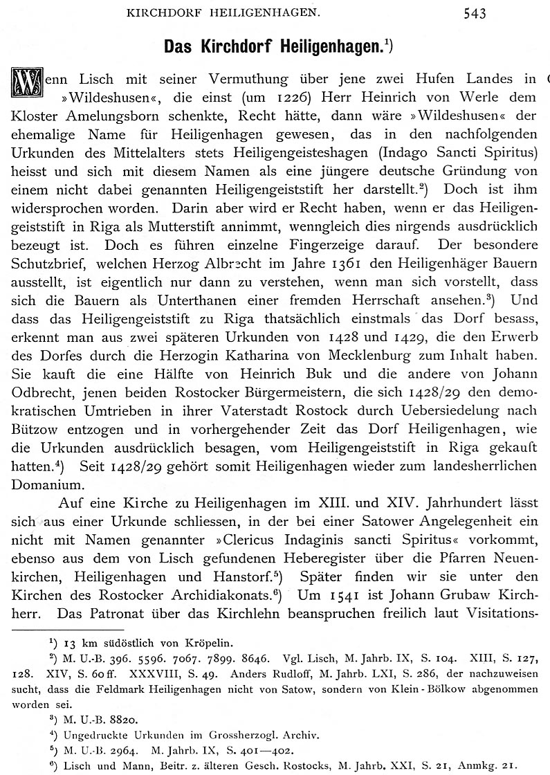 Heiligenhagen Schlie Bd 3 S 543