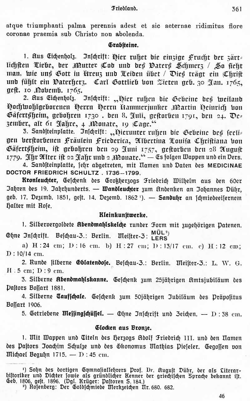 Friedland Krüger Bd 2 S 361