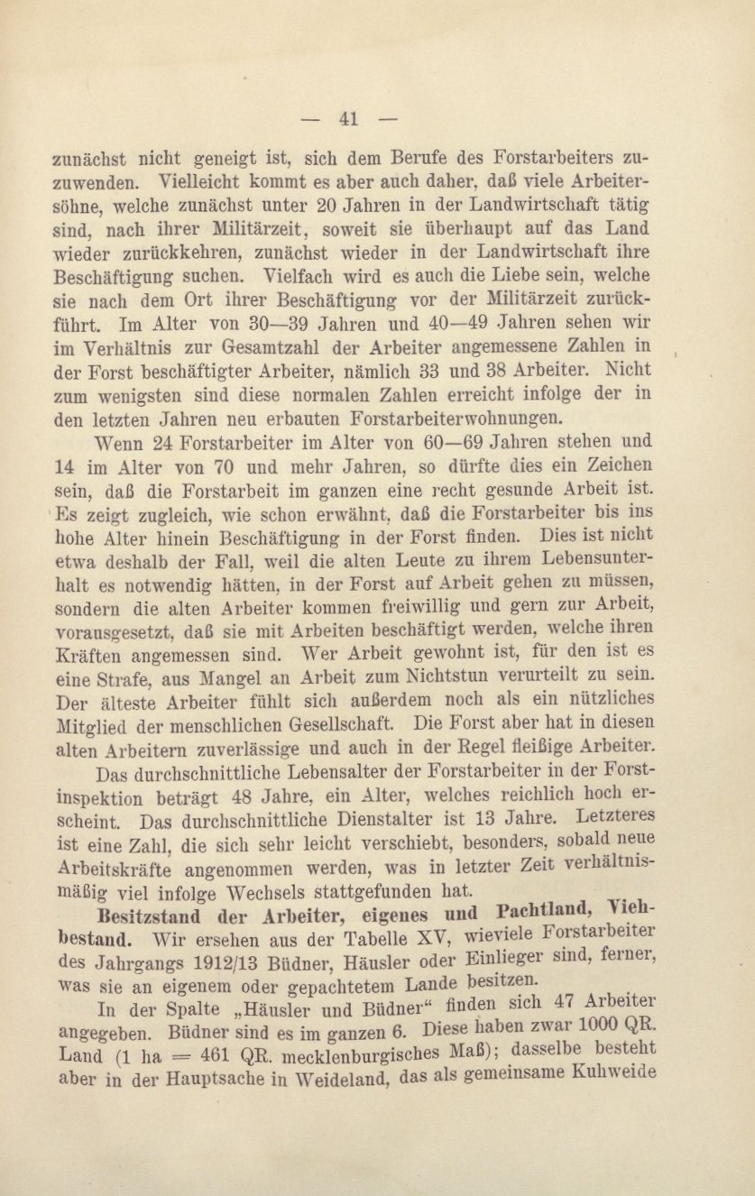 "Zur Forstarbeiterfrege in Mecklenburg" Adolf von Oertzen 1914 050