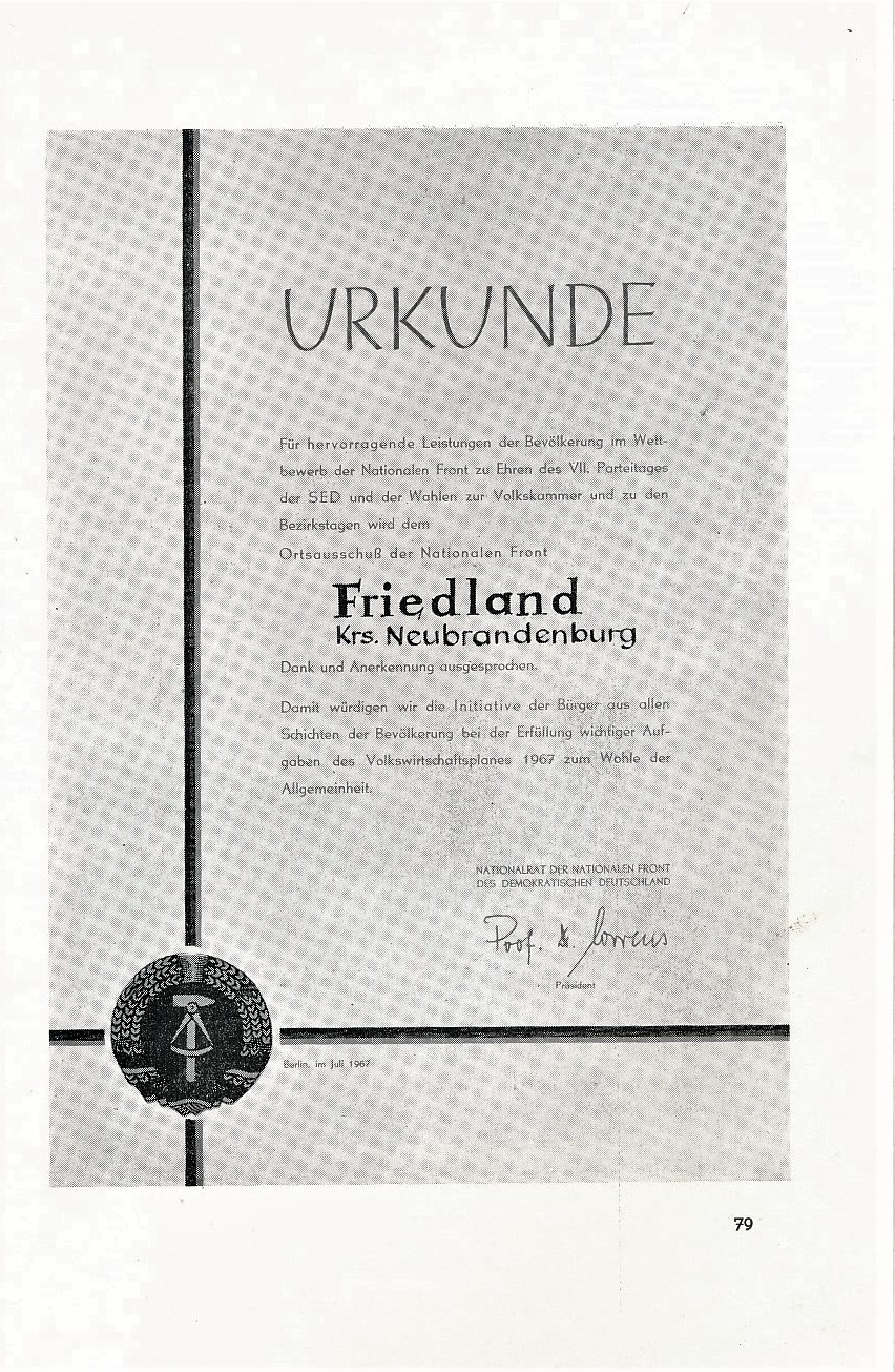 Festschrift 725 Jahre Friedland 1969 079