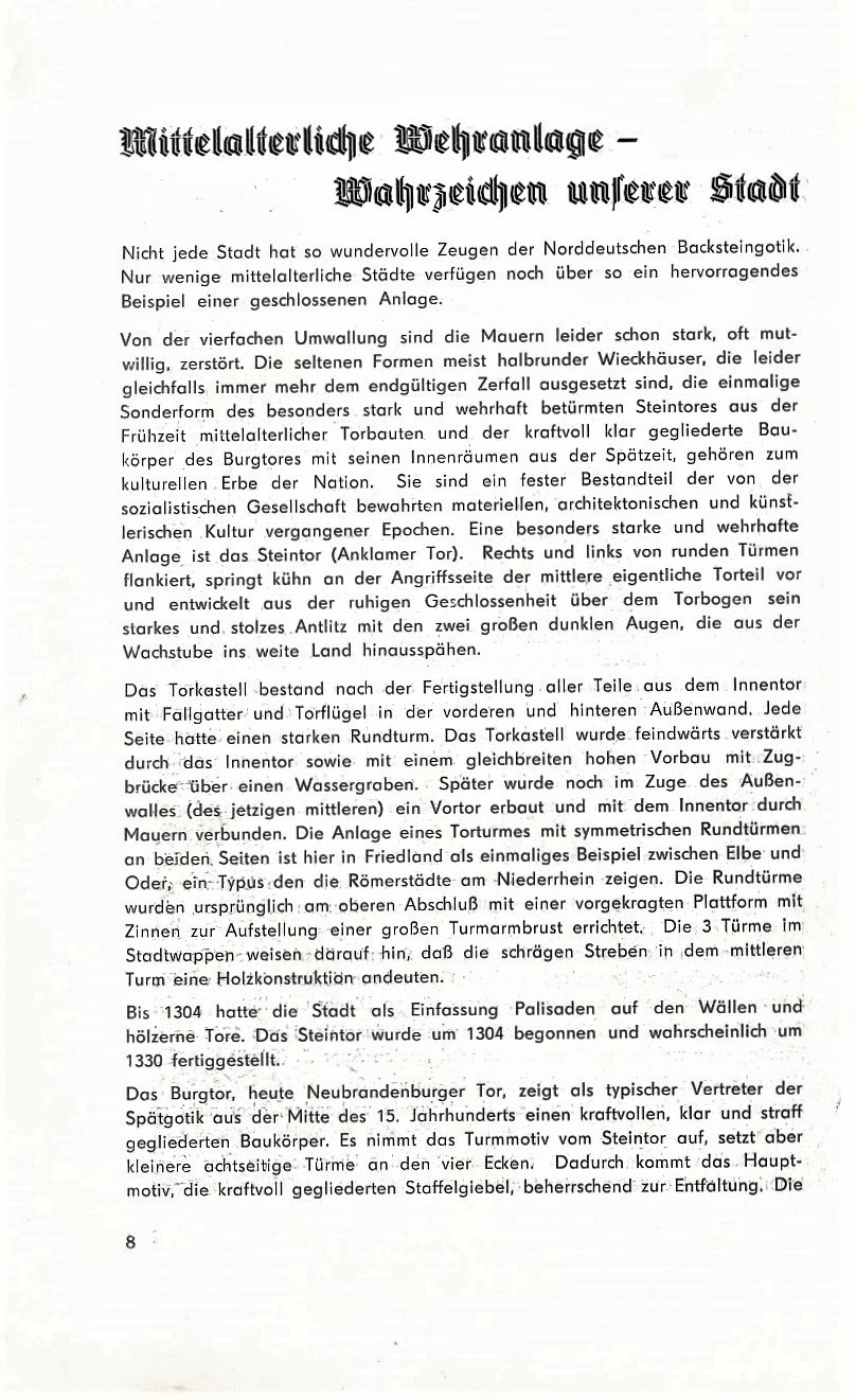 Festschrift 725 Jahre Friedland 1969 008