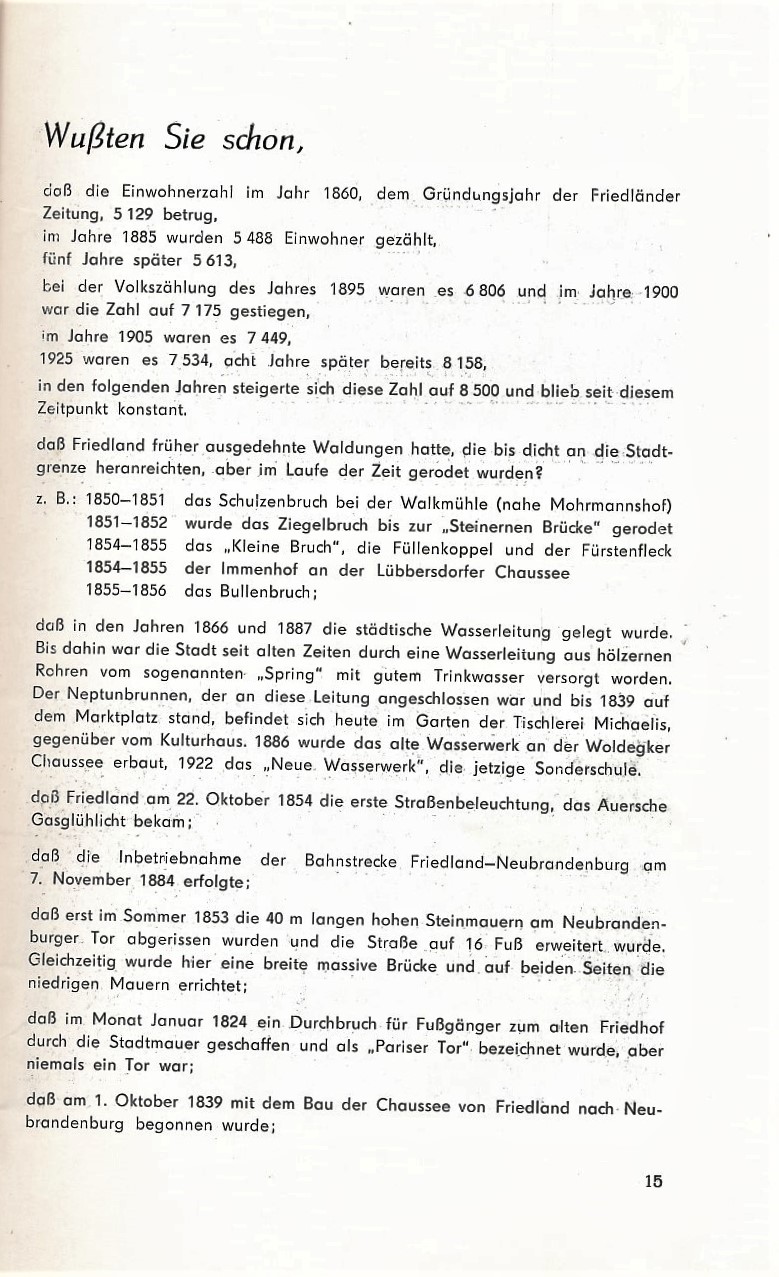 Festschrift 725 Jahre Friedland 1969 015
