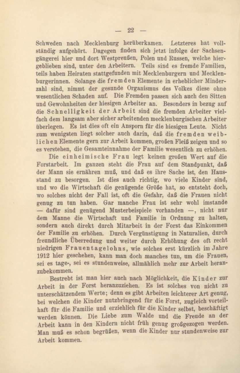 "Zur Forstarbeiterfrege in Mecklenburg" Adolf von Oertzen 1914 031