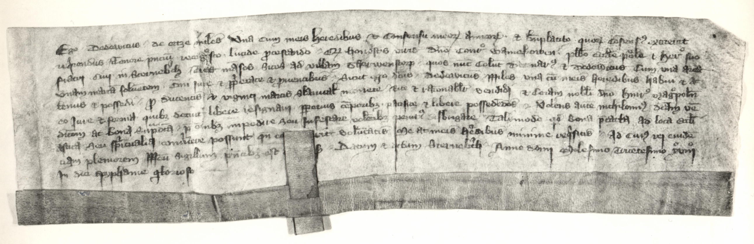 Urkunde Ersterwähnung Garvensdorf, hier als villam Gherwenstorp, zu Sternberg 1318