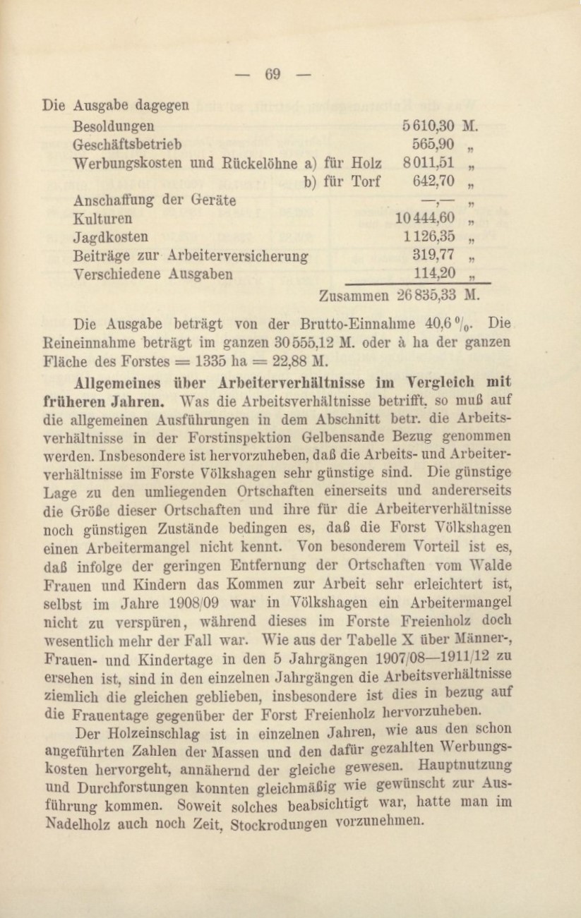 "Zur Forstarbeiterfrege in Mecklenburg" Adolf von Oertzen 1914 078