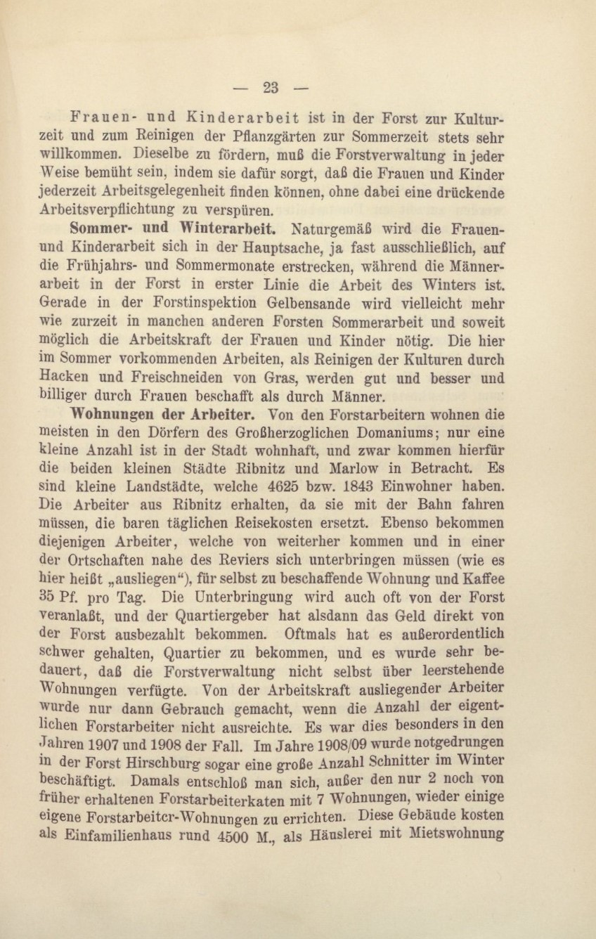 "Zur Forstarbeiterfrege in Mecklenburg" Adolf von Oertzen 1914 032