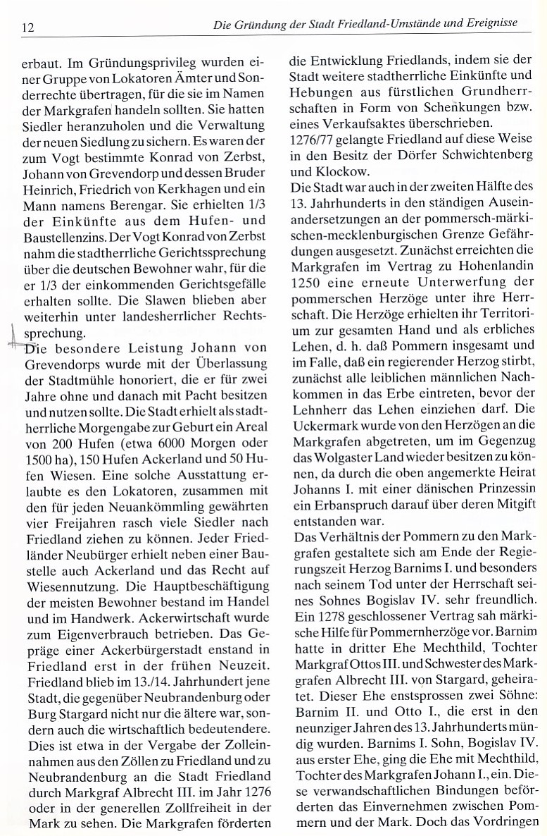 Festschrift 750 Jahre Friedland 1994 012