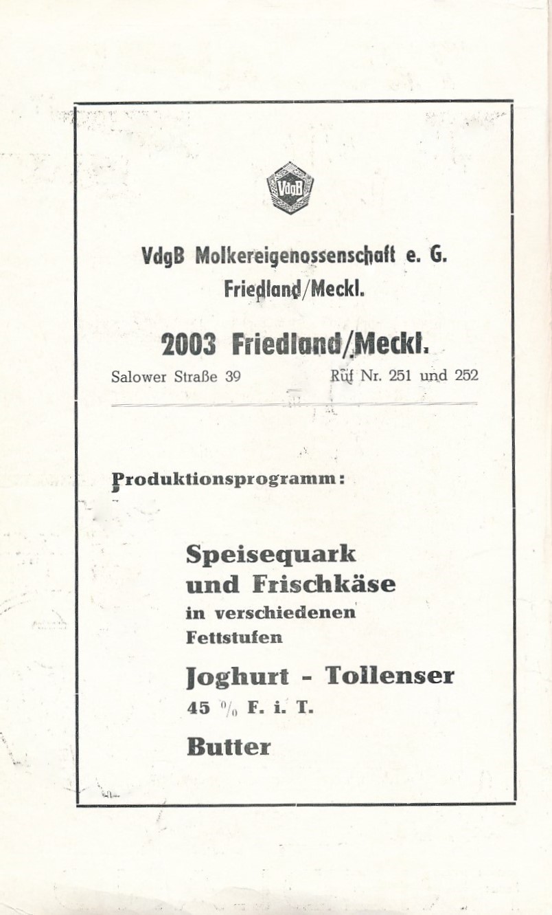 Festschrift 725 Jahre Friedland 1969 000