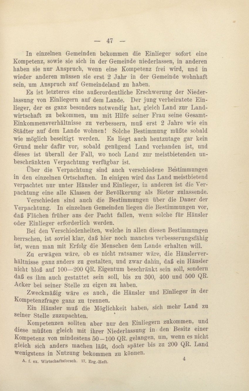 "Zur Forstarbeiterfrege in Mecklenburg" Adolf von Oertzen 1914 056