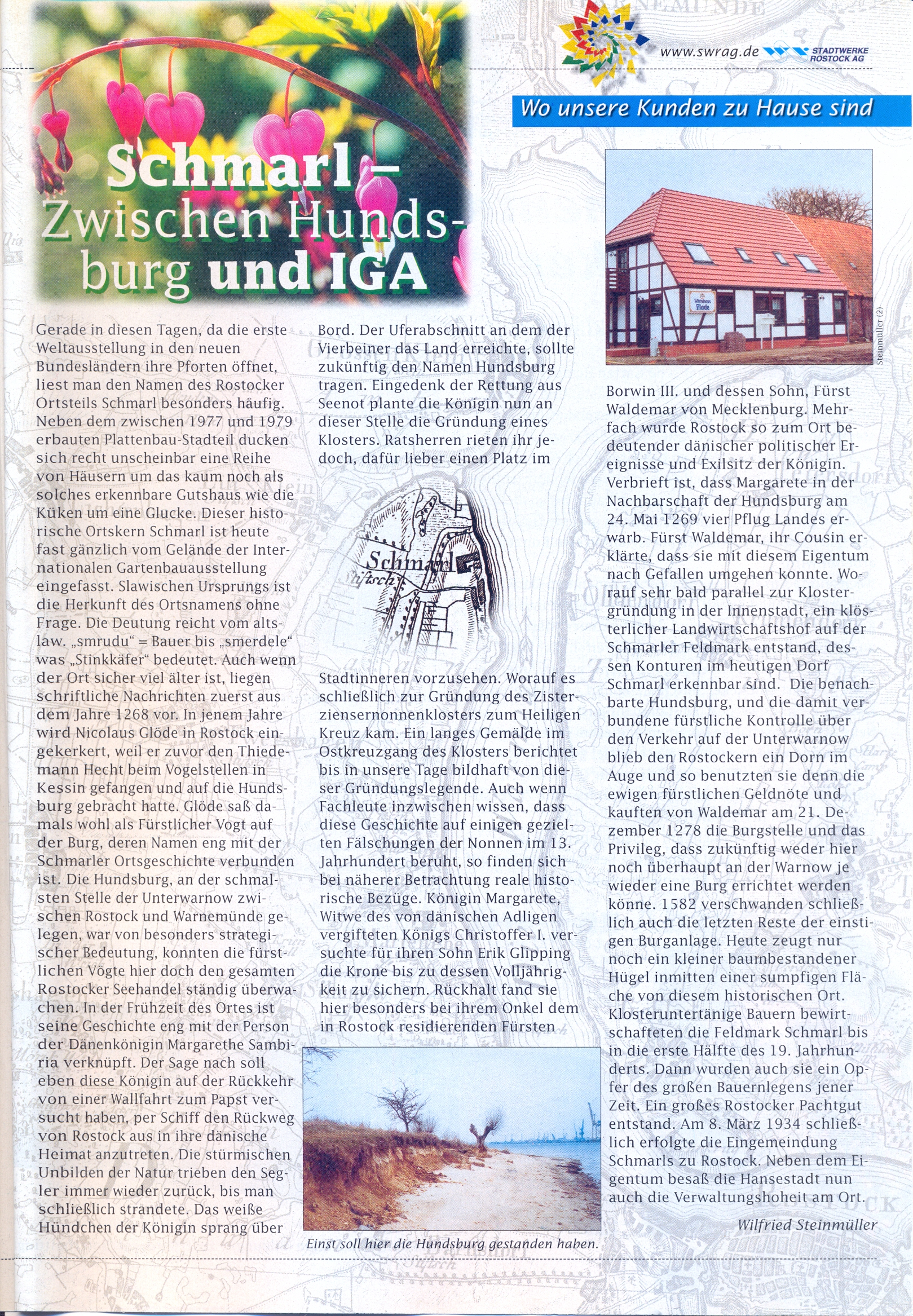 Beitrag "Schmarl" im Inböter April 2003