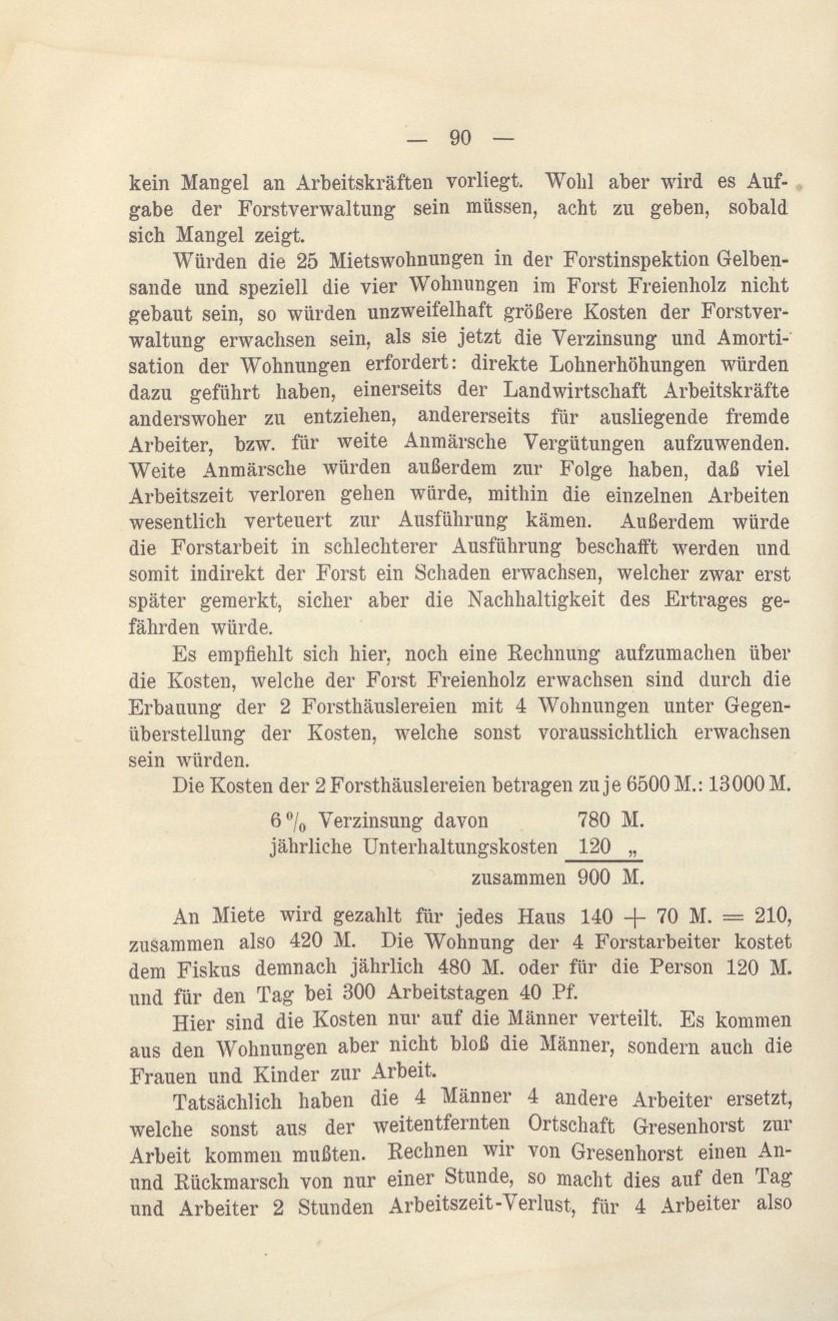 "Zur Forstarbeiterfrege in Mecklenburg" Adolf von Oertzen 1914 099