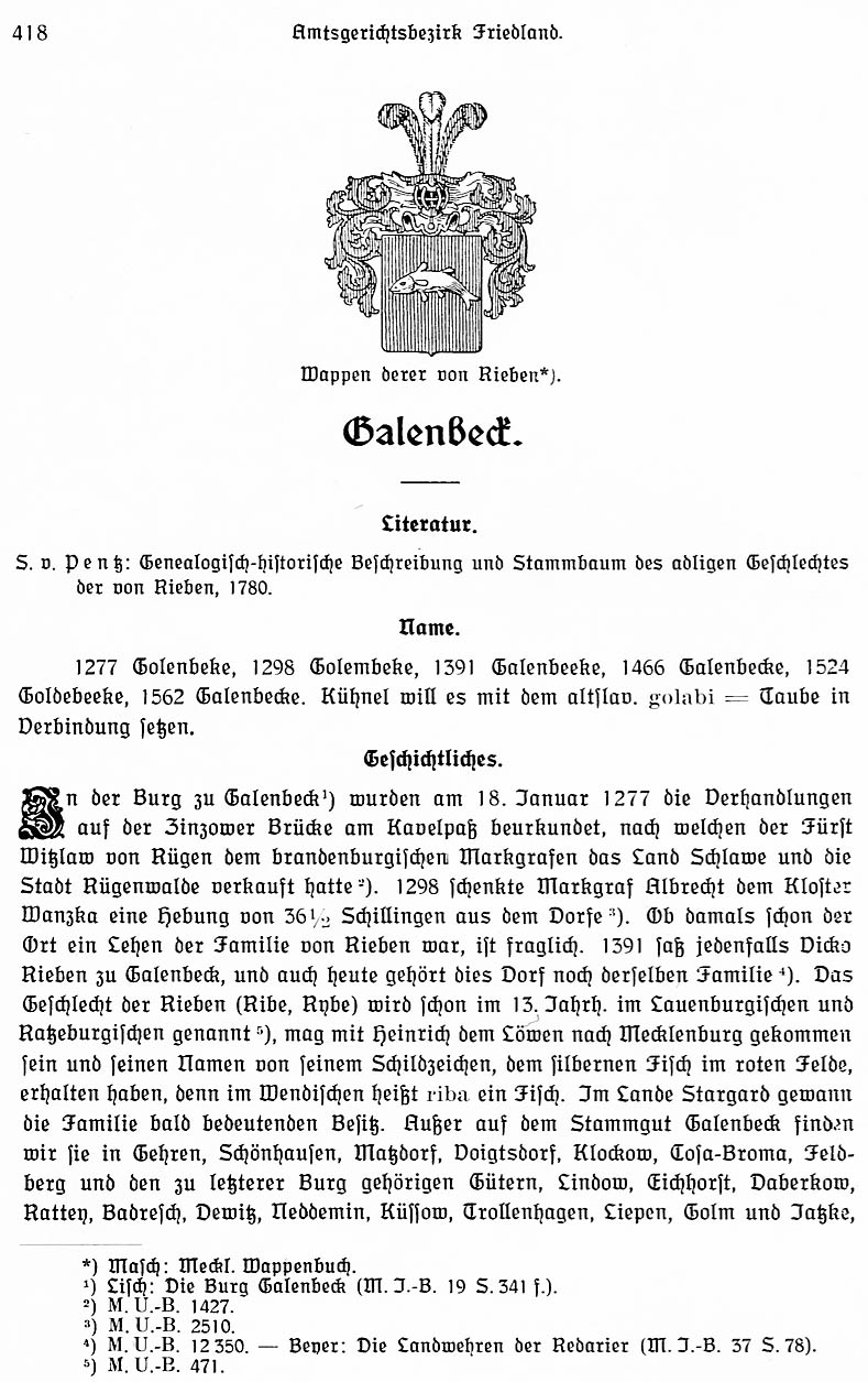 Galenbeck Krüger Bd 2 S 418