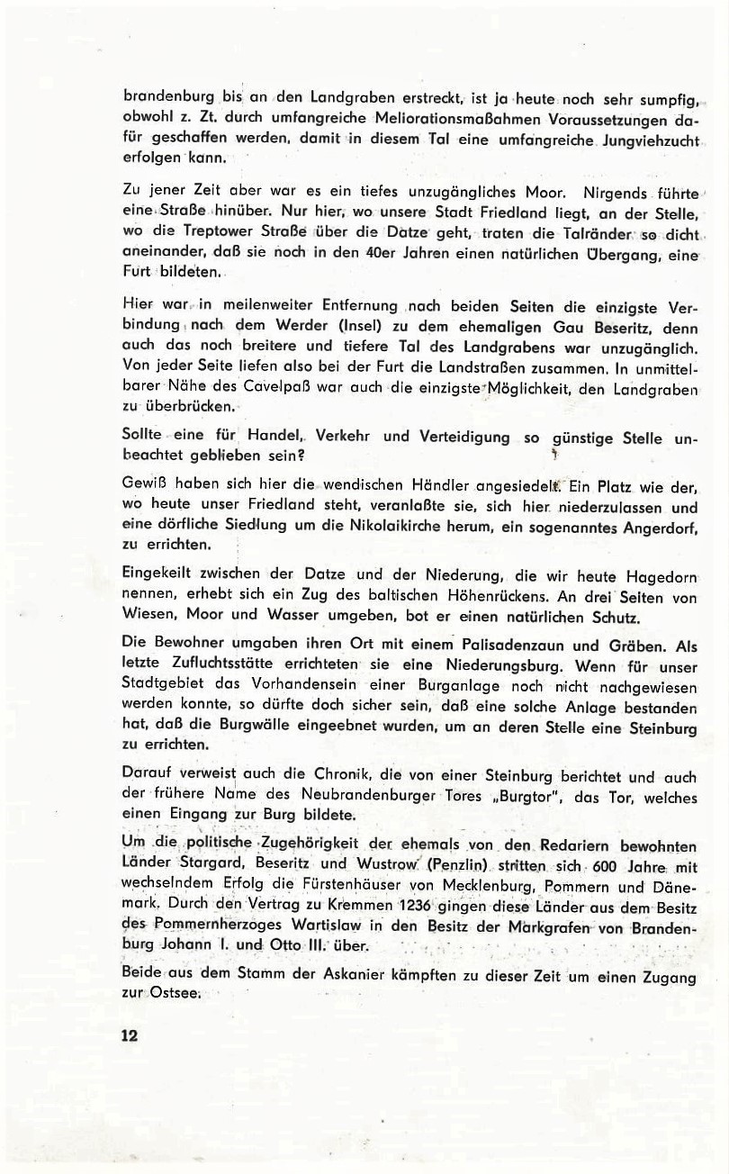 Festschrift 725 Jahre Friedland 1969 012