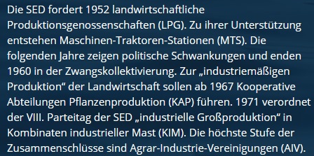 Grundsatzbeschlüsse zur Kollektivierung der Landwirtschaft