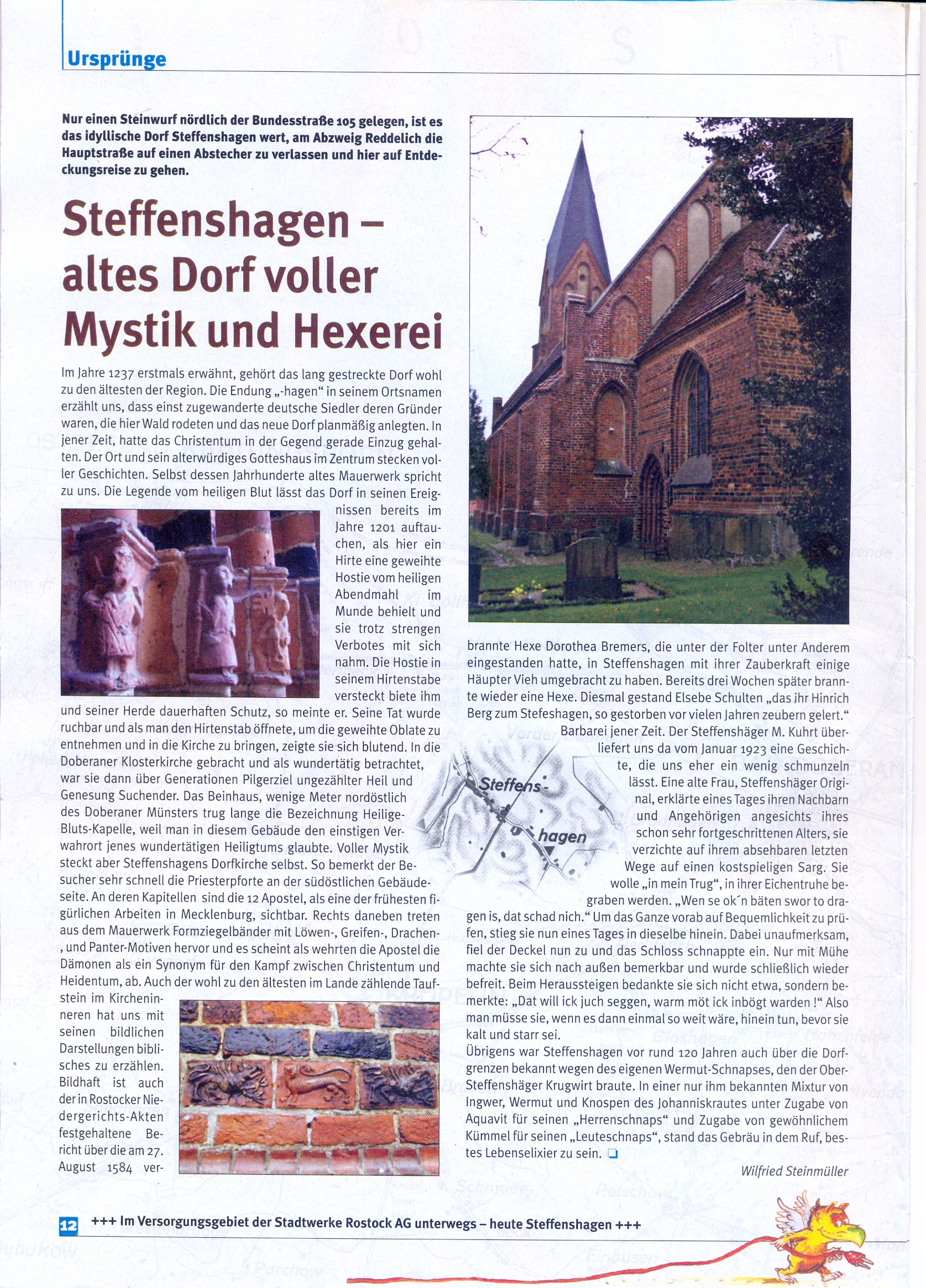 "Steffenshagen- altes Dorf voller Mystik und Hexerei" Inböter Dezember 2007