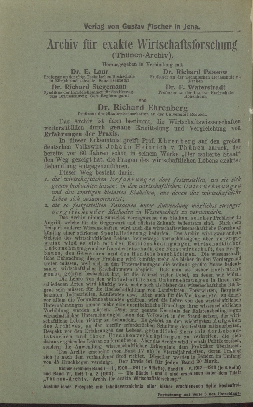 "Zur Forstarbeiterfrege in Mecklenburg" Adolf von Oertzen 1914 002
