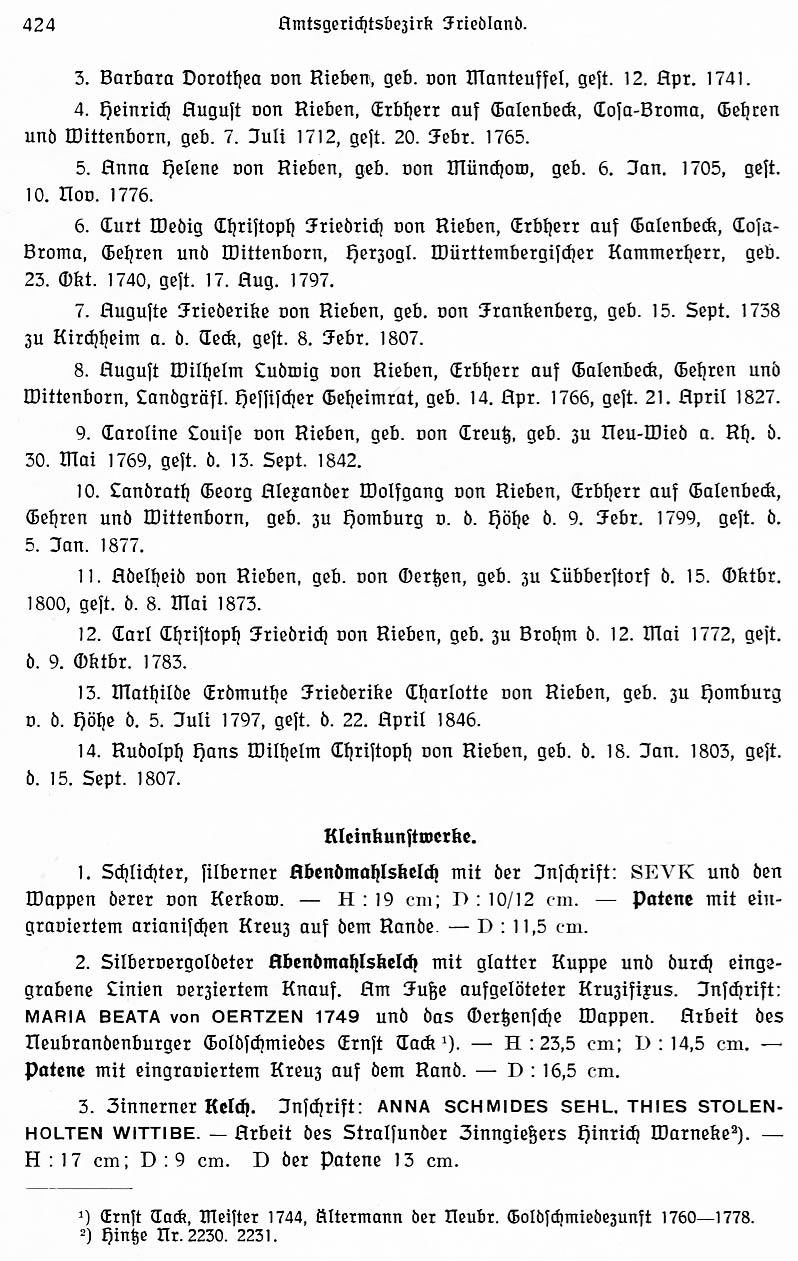 Galenbeck Krüger Bd 2 S 424
