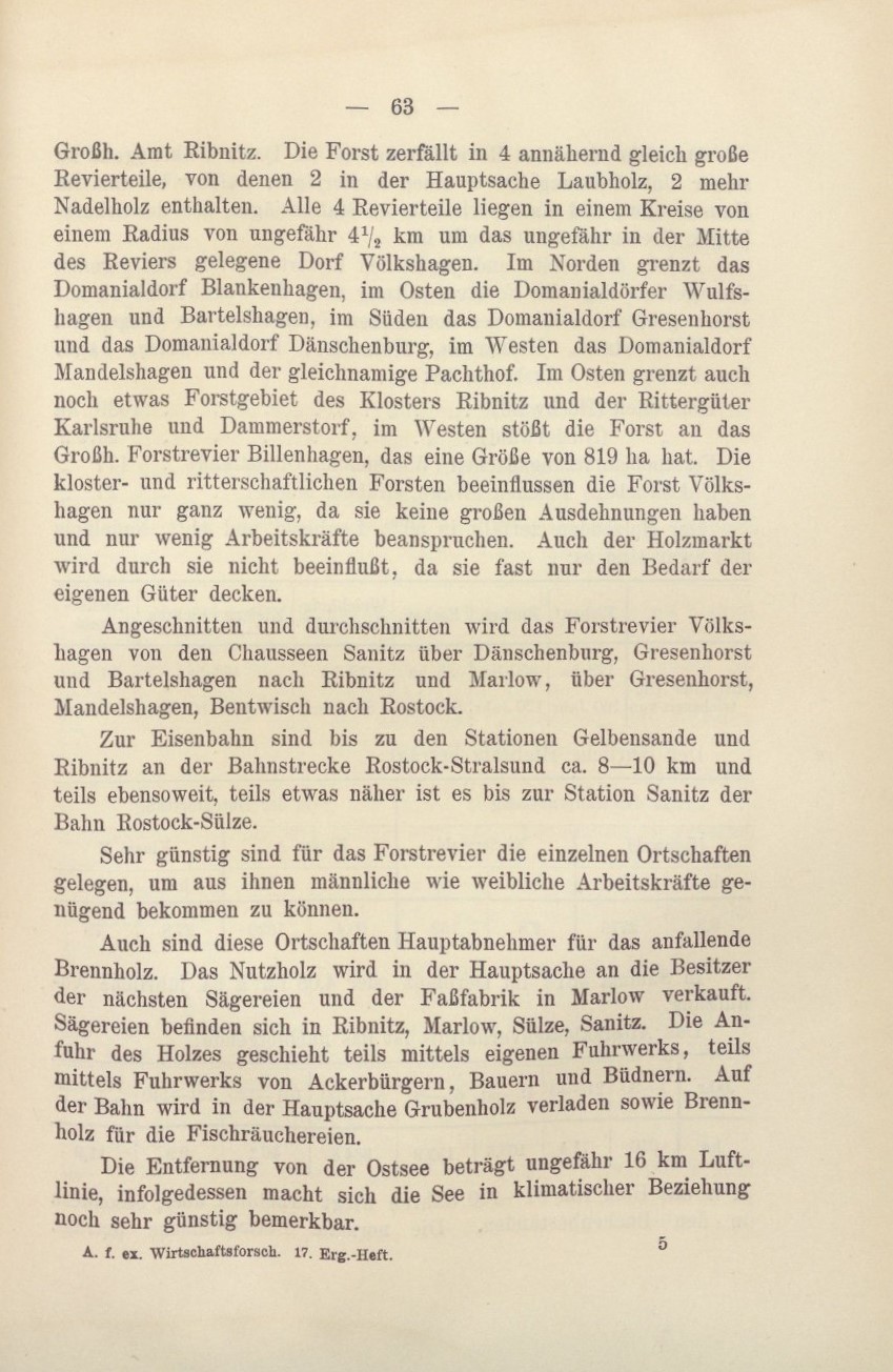 "Zur Forstarbeiterfrege in Mecklenburg" Adolf von Oertzen 1914 072