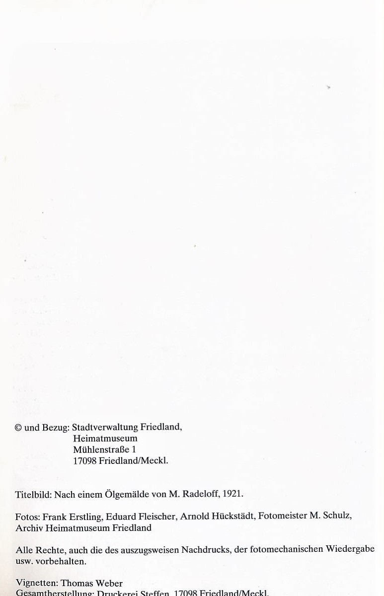 Festschrift 750 Jahre Friedland 1994 004