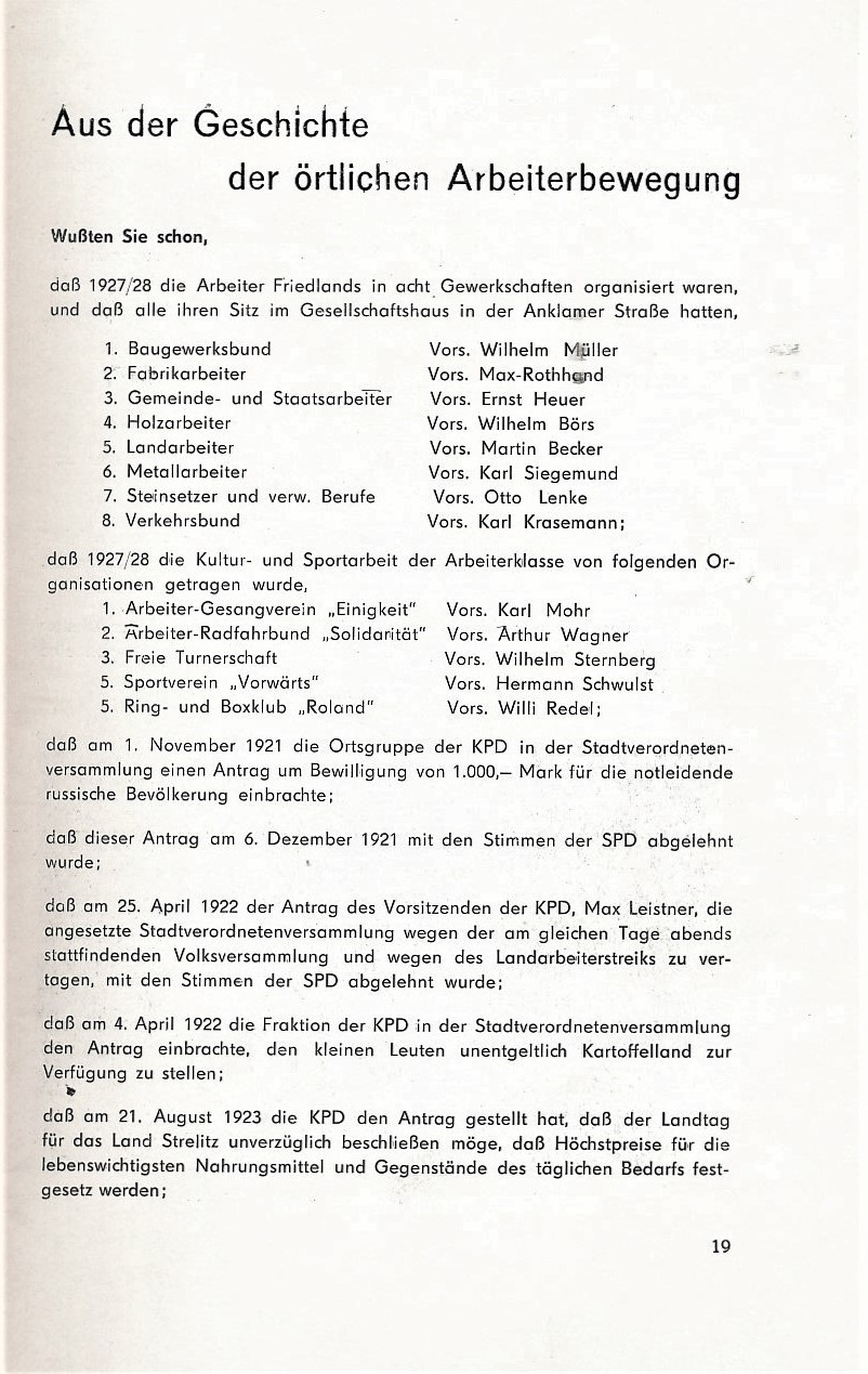 Festschrift 725 Jahre Friedland 1969 019