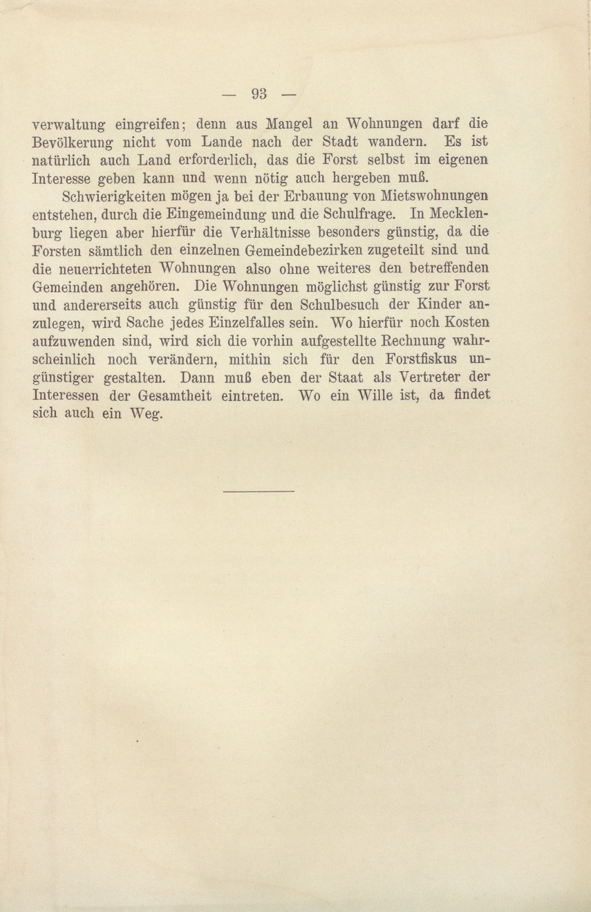 "Zur Forstarbeiterfrege in Mecklenburg" Adolf von Oertzen 1914 102