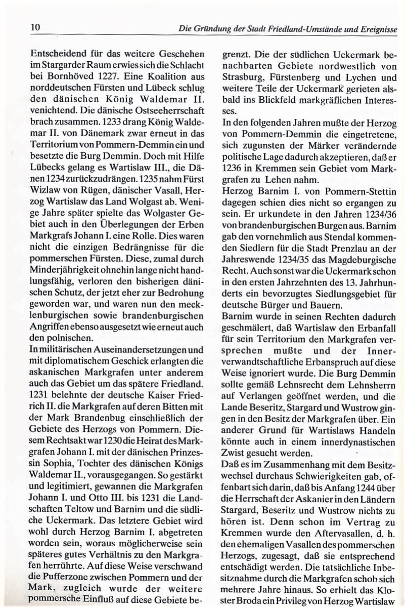 Festschrift 750 Jahre Friedland 1994 010