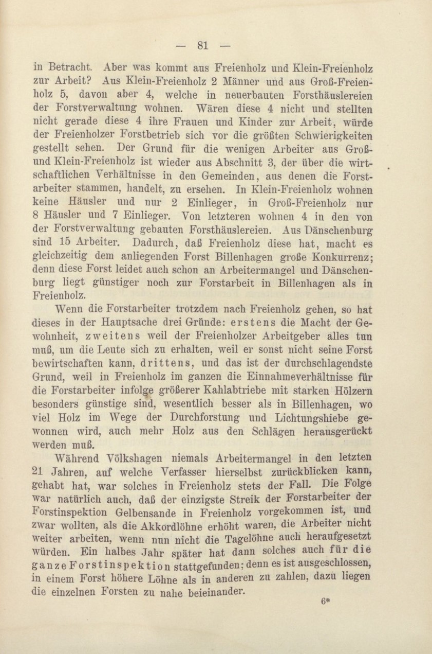 "Zur Forstarbeiterfrege in Mecklenburg" Adolf von Oertzen 1914 090