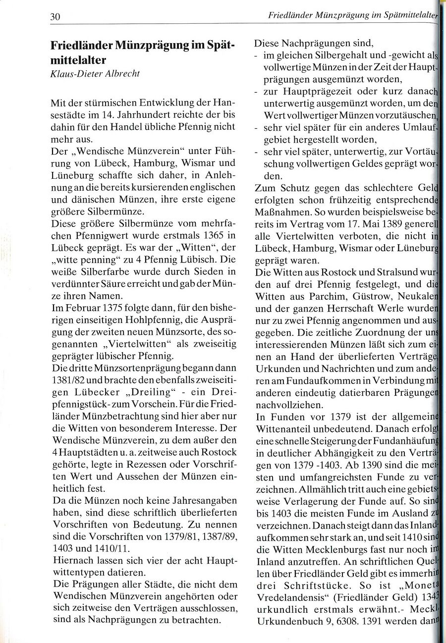 Festschrift 750 Jahre Friedland 1994 030