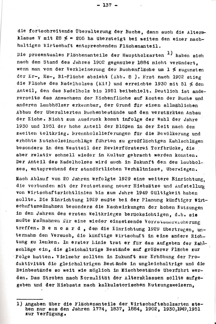 RH Oelsnitz Forstwirtschaftsgeschichte NÖM 1955 137
