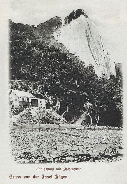 Datei:Rügen Königsstuhl Fischerhütten.jpg