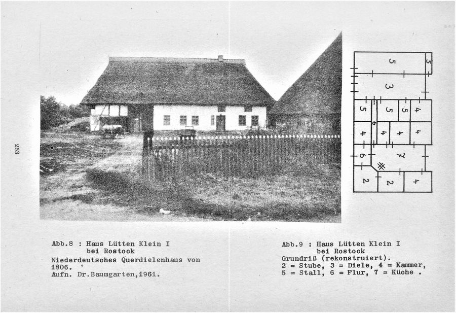 Baumgarten 1966 Haus u Dorf nw Mecklenburg 253