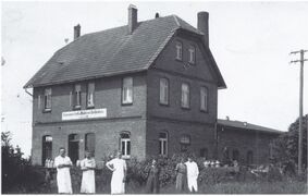 Molkerei mit den Beschääftigten
