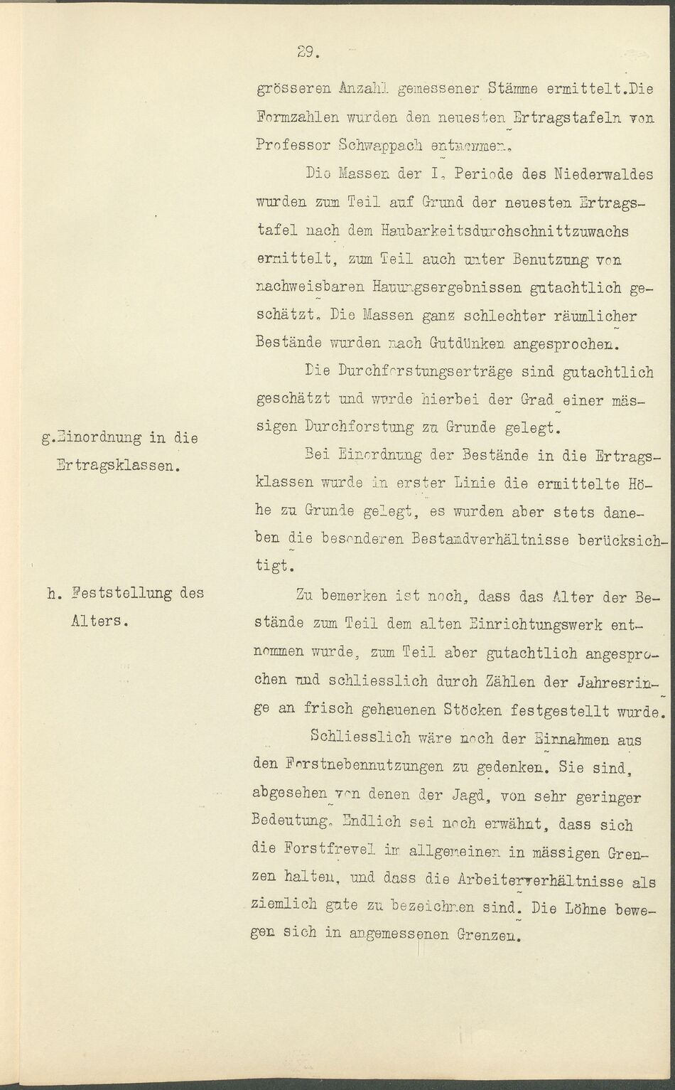 Max Garthe Allg. Beschreibung der Rostocker Stadtforst 1911 29