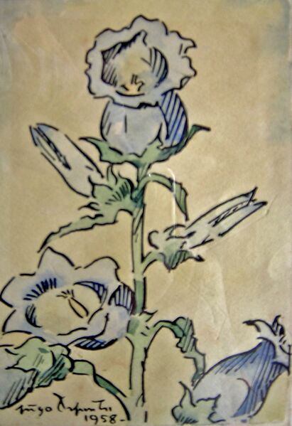 Datei:Scheele 1958 Glockenblume nah .jpg