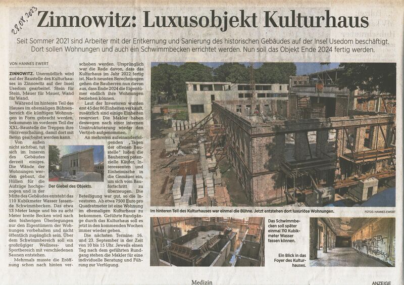 Datei:Zinnowitz 2023 Kulturhaus Bau.jpg