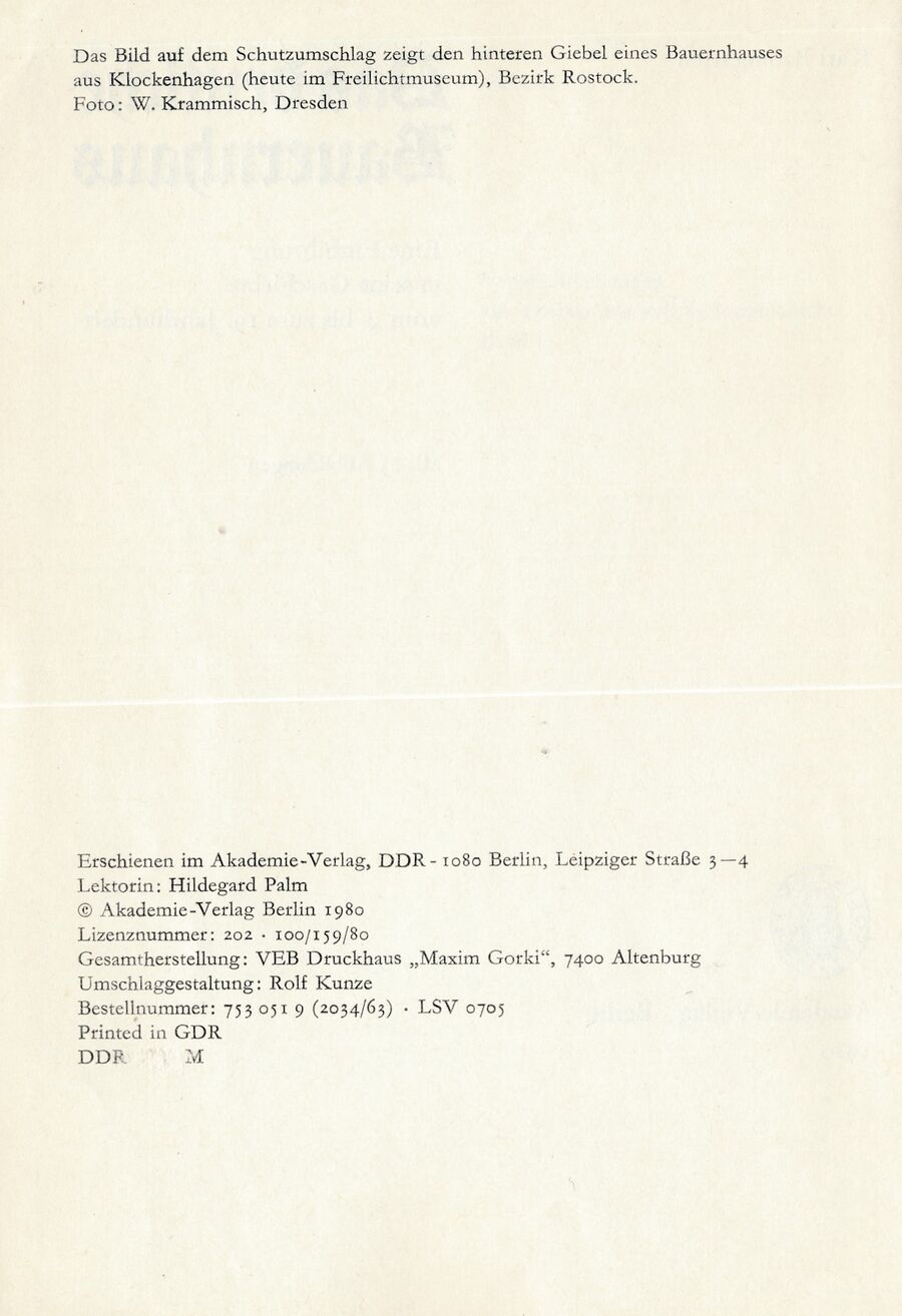 Baumgarten Dt Bauernhaus 1980 Ak 005