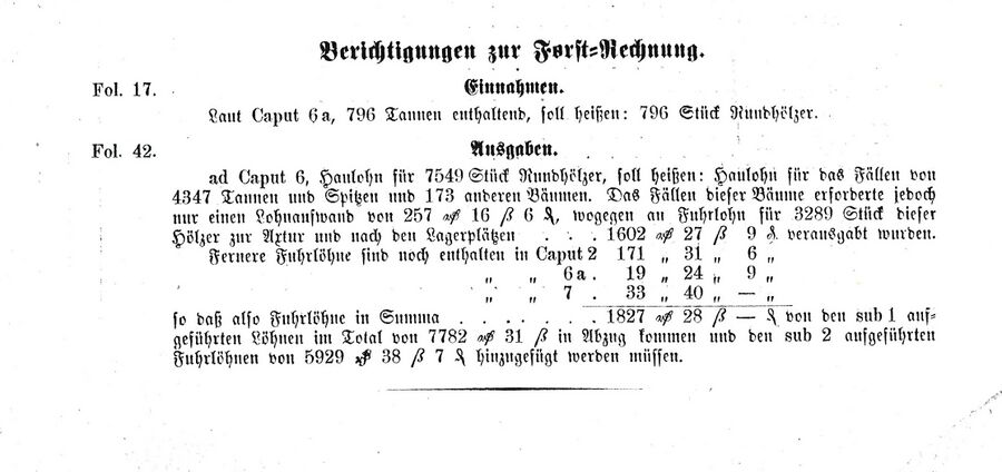 Forsthaushalt 1871 1872 RH 16
