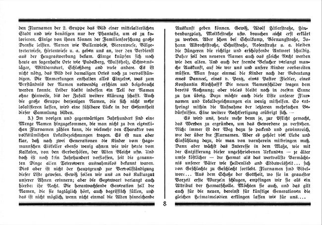 Flurnamen und Lokalbezeichnungen der Stadt und Feldmark Teterow 08