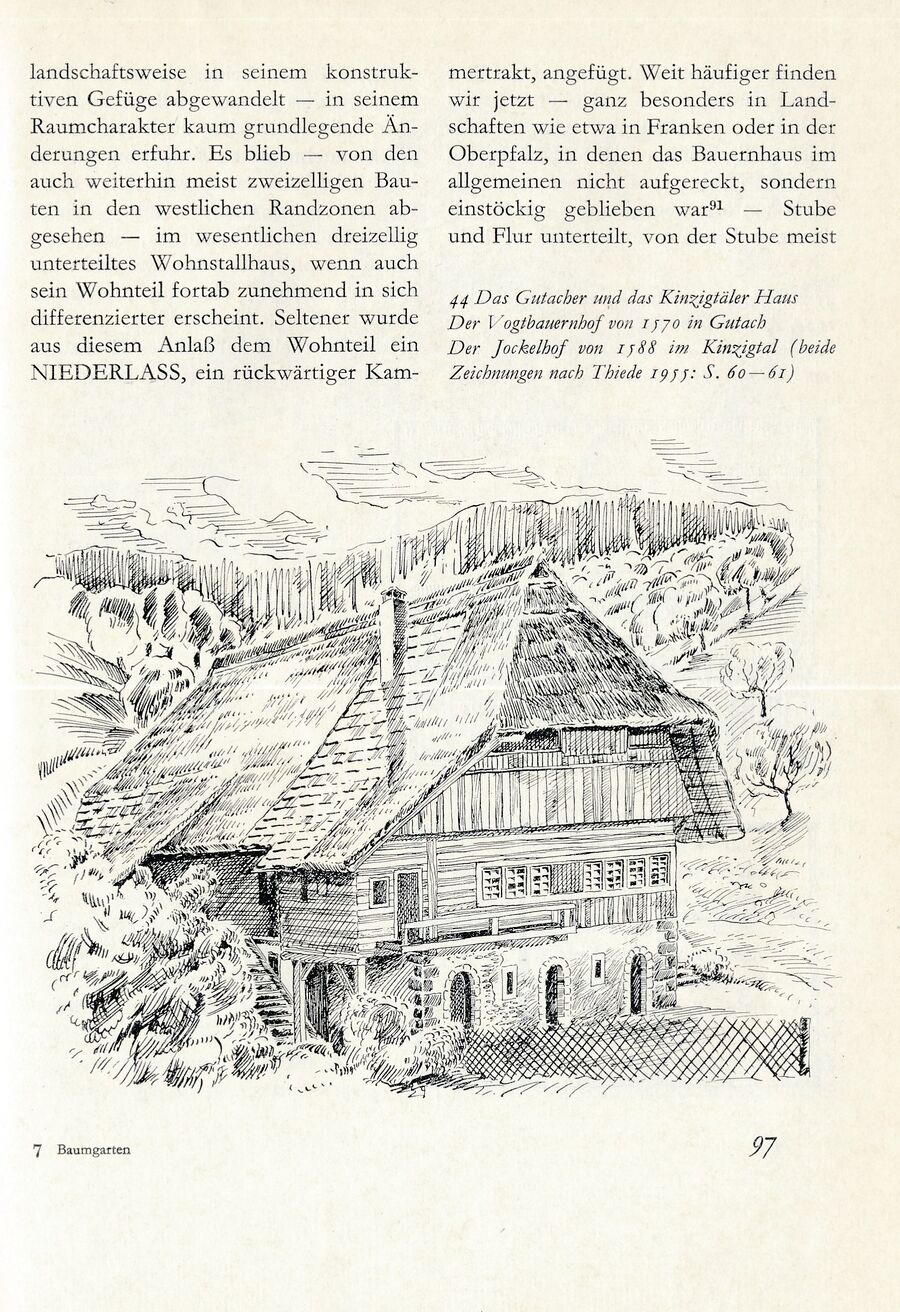 Baumgarten Dt Bauernhaus 1980 Ak 097