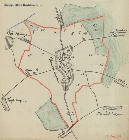 Blankenhagen Flurnamen 01