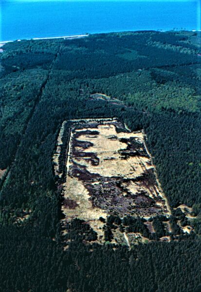 Datei:Luftbild 2006 Blick von Osten auf den ehemaligen schießplatz und den dahinter liegenden Rosenort .jpg