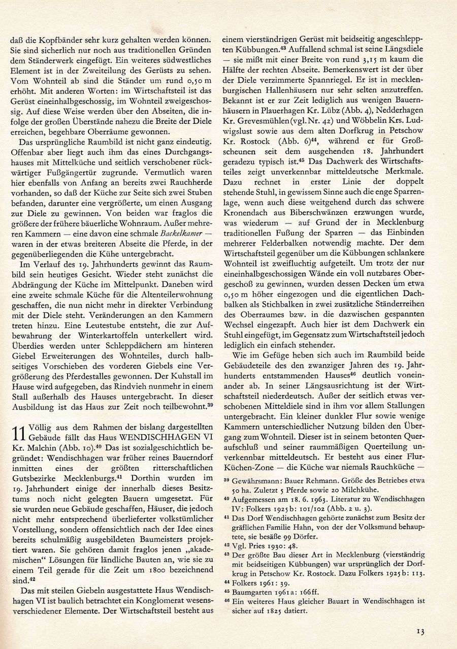 Baumgarten 1966 Haus u Dorf nw Mecklenburg 250