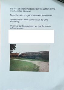 Bis 1945 Pferdestall heute