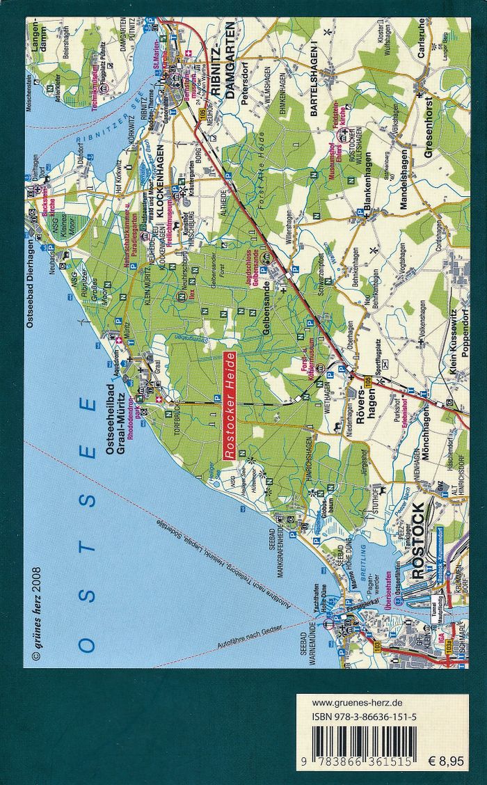 Regionalführer Rostocker Heide 2004 Rücktitel