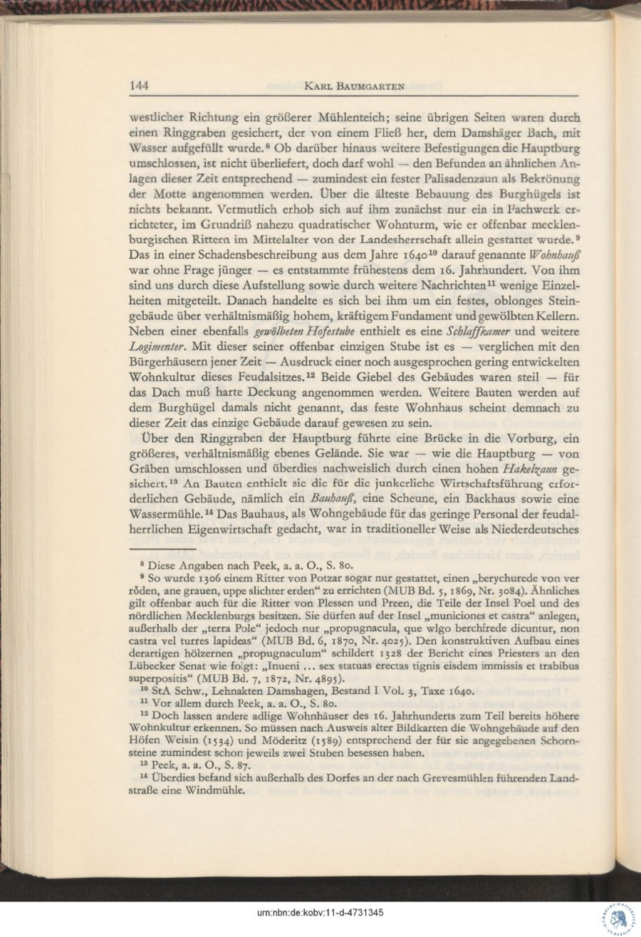 Baumgarten 1973 Damshagen 144