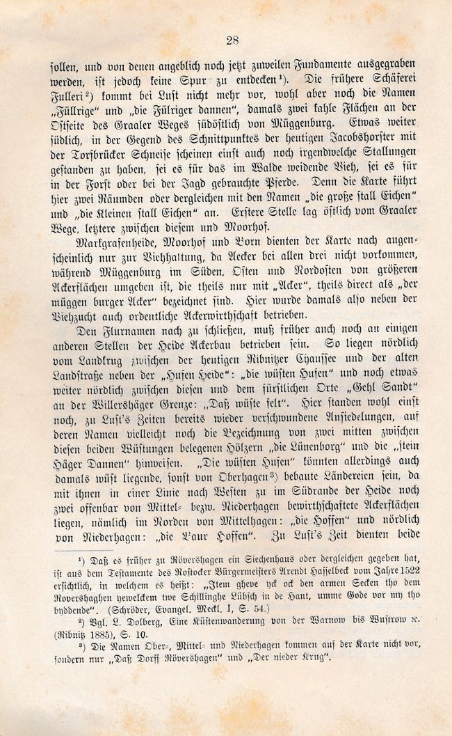 RH Beitr Rost Gesch 1896 Lust Karte Flurn. 04