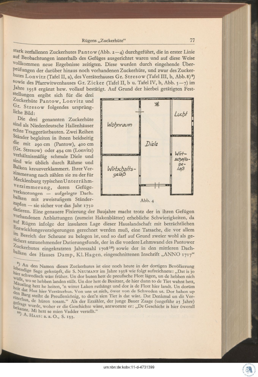 Baumgarten 1959 Rügens Zuckerhüte 77